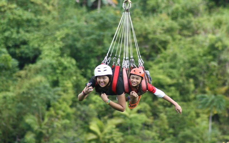 zipline-cong-vien-loboc-eco-adventure